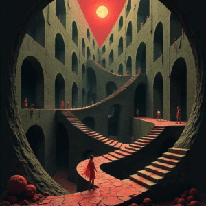 freepik a surreal depiction of dantes inferno with escherl 9898